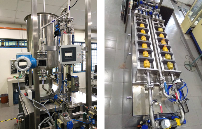 Stand verificare metrologică contoare apă